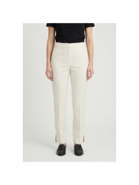 Brunello Cucinelli Brunello Cucinelli Wooff White Tailored Trousers