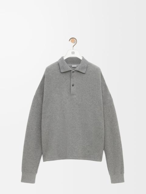 Loewe Polo sweatshirt in cotton and cashmere