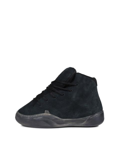 ERL SUEDE MID VAMP SNEAKERS / BLK