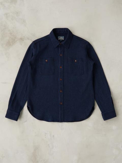 Studio D'Artisan Heavyweight Sashiko Workshirt - Indigo