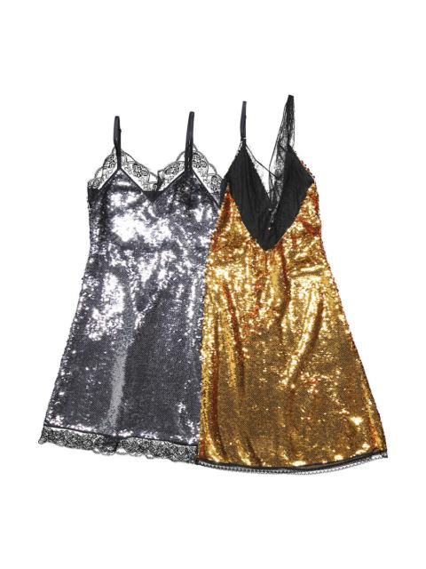 Burberry Burberry Ladies Gold Bicolor Sequin Cocktail Dress