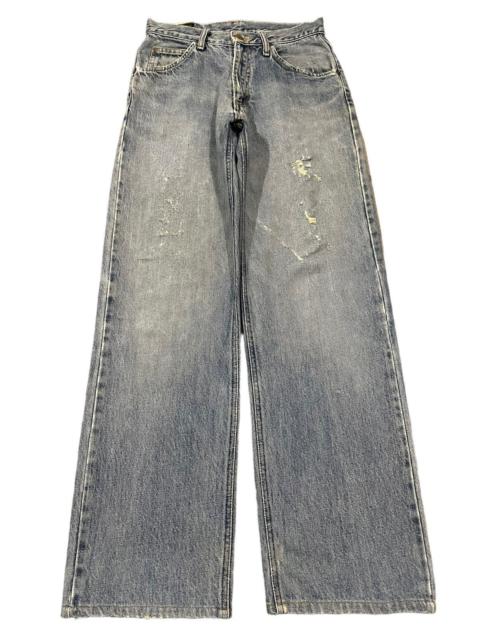 Other Designers Archival Clothing - Vintage 90s Lee Riders Blue Wash Distress Baggy Jeans