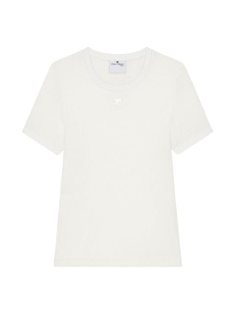 courrèges Logo cotton t-shirt