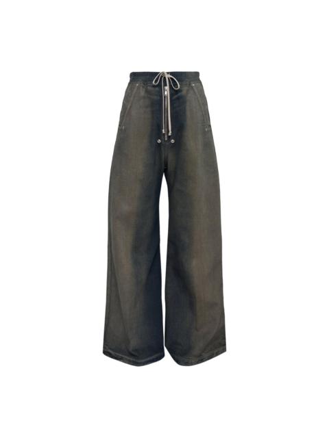 Rick Owens Wide Bela Pants 14oz Darkdust Degrade Slub Denim