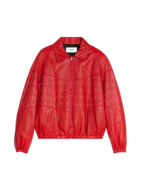 Celine Studded Leather Jacket in Large
