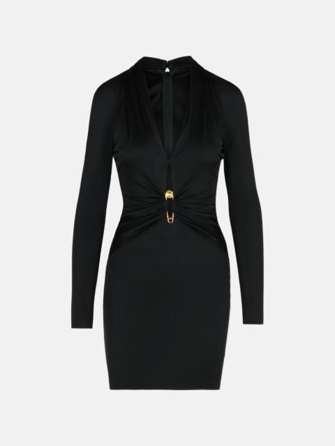 VERSACE BLACK VISCOSE DRESS