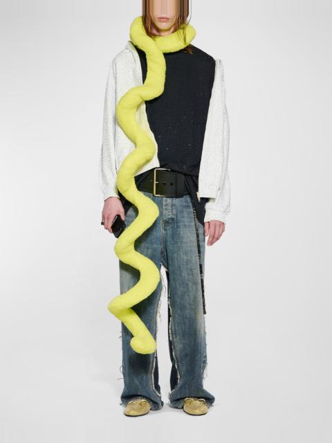 BALENCIAGA Men & apos;s Spiral Wire Scarf