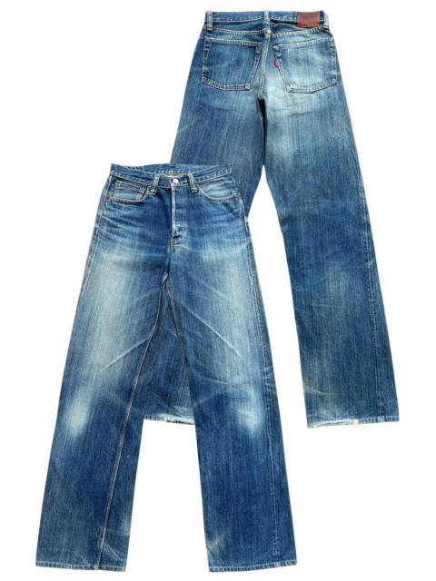 Other Designers Vintage 90s Sugar Cane Selvedge Distressed Denim Jeans 29x34