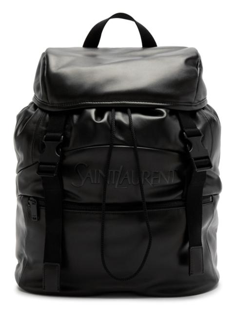 SAINT LAURENT Logo leather backpack