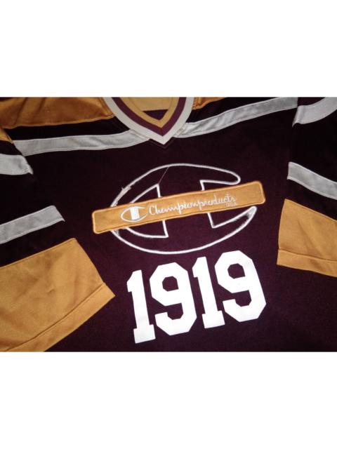 Other Designers Vintage - VTG 90s Champion Hockey NHL style jersey Hip Hop Rapper