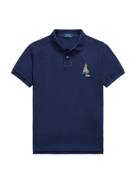 Polo Ralph Lauren Polo Ralph Lauren Custom Slim Fit Dog-Embroidered Polo Shirt