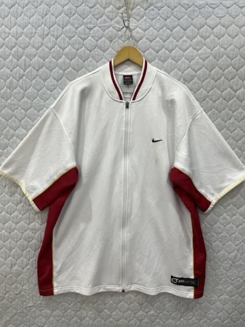 (Qq). VINTAGE NIKE BASKETBALL ZIPPER SHIRTS