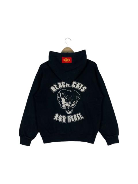 Other Designers Japanese Brand - Cream Soda Black Cats Full Zip Hoodie
