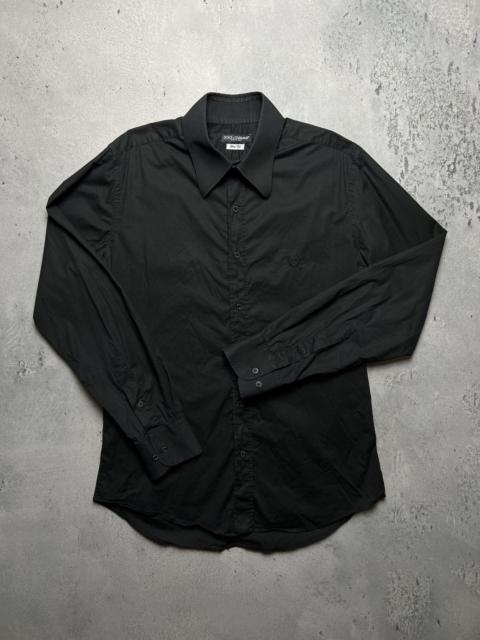 Dolce & Gabbana Dolce & Gabbana Vintage Full Black Long Sleeve Shirt Lux y2k