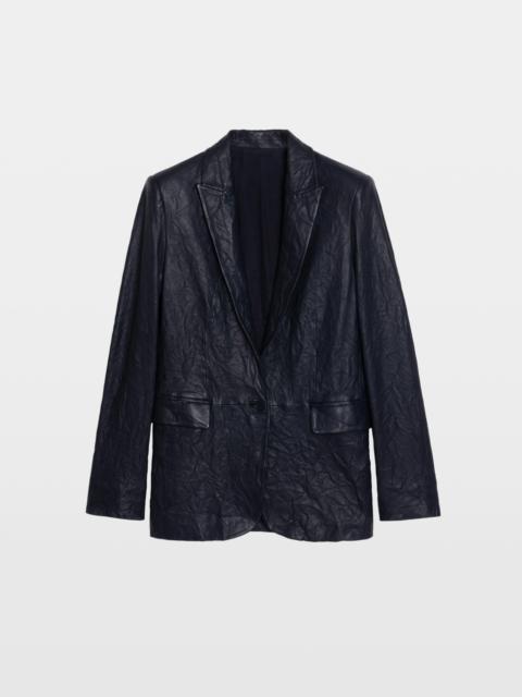 Zadig & Voltaire Valse Leather Blazer