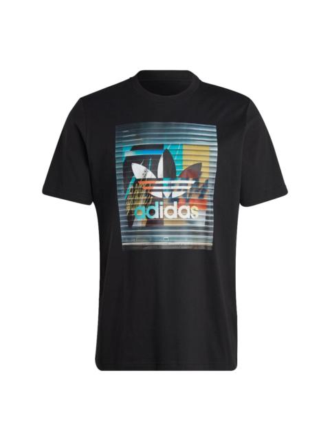 adidas adidas originals Graphics off the Grid T-shirt 'Black' IC5729