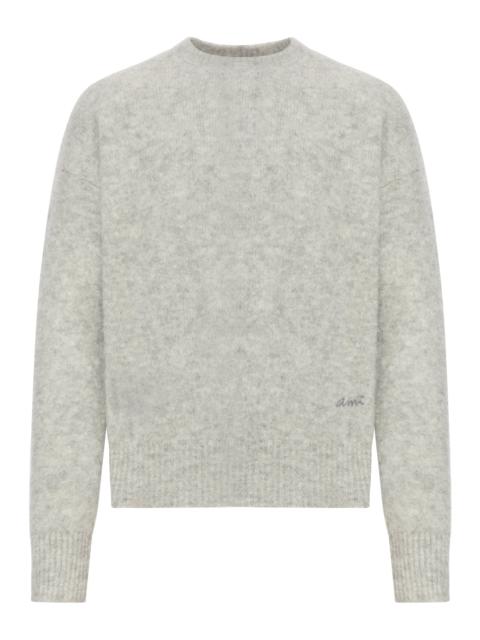 AMI Paris CREW NECK ALPACA WOOL SWEATER