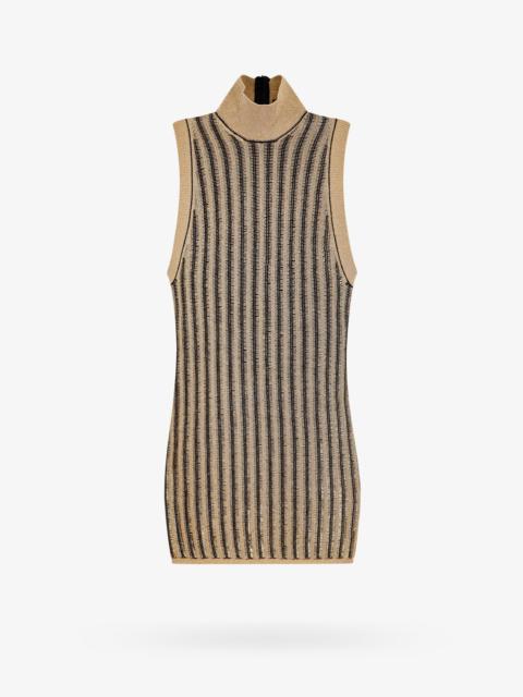 TOM FORD Tom Ford Wool Blend Dress With Metallized Effect