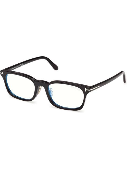 TOM FORD Tom Ford Blue Light Block Rectangular Ladies Eyeglasses FT6111-D-B 002 53