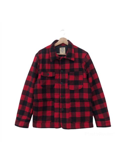 Other Designers Japanese Brand - RARE VINTAGE OSHKOSH FLANNEL BUTTON JACKET TARTAN DESIGN