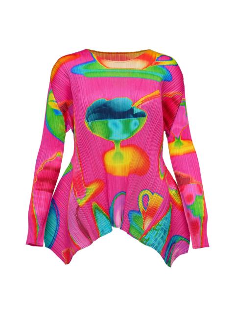 Pleats Please Issey Miyake Thermal Foods Shirt