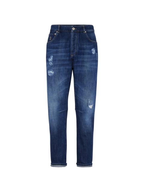 Brunello Cucinelli Brunello Cucinelli Blue Denim - Regular & Straight-Leg Jeans Men