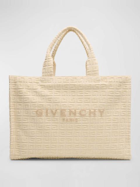 Men's Medium G-Tote Bag in 4G Cotton Toweling