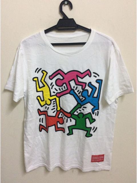 Other Designers Band Tees × Keith Haring - KEITH HARING & BIG BANG TEE SHIRT RARE DESIGN