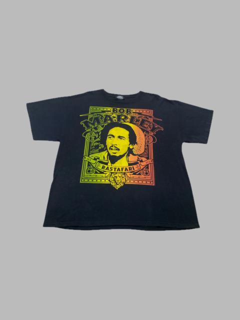 Vintage Bob Marley T-Shirt Black Rastafari Zion XL