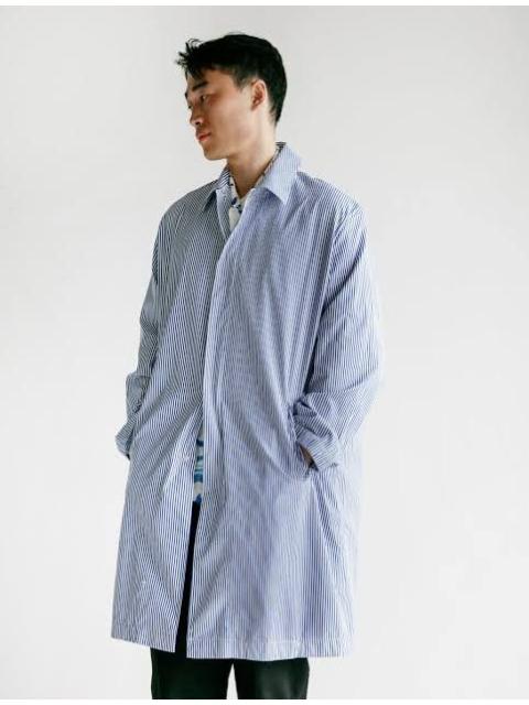 Our Legacy Our Legacy Mac Coat Striped Blue White