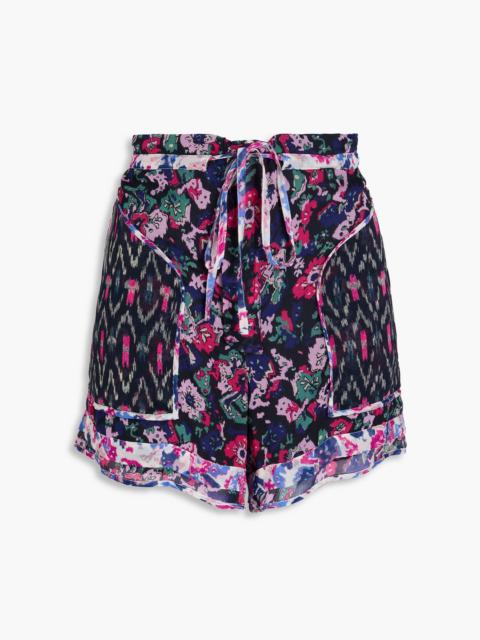 Isabel Marant Étoile Riolmy printed georgette shorts