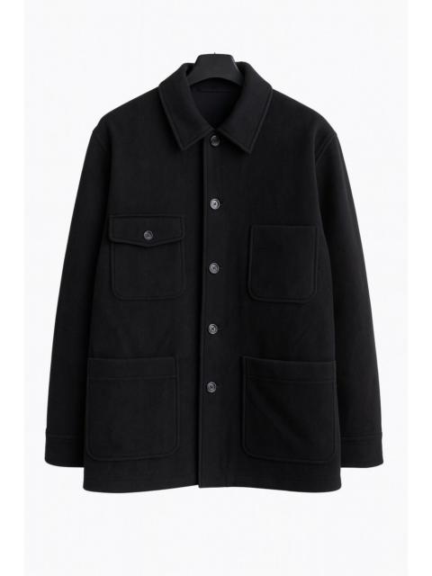 Comme des Garçons Homme Comme des Garçons Homme Black Wool Work Jacket AD1988 Japan