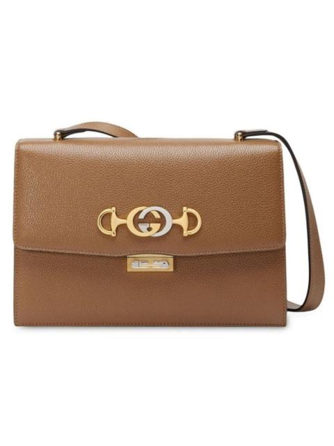 GUCCI Zumi Crossbody Bag in Brown