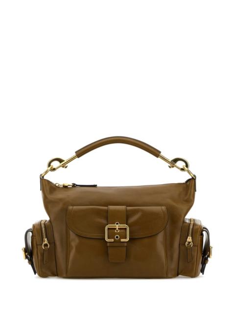 Chloé Chloe Women Khaki Leather Camera Bag Handbag
