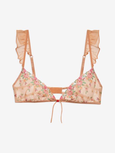 For Love & Lemons Glimmer Rosebud Bralette