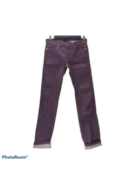 A.P.C. A.P.C Denim Selvedge Jeans Burgundy Hedi Slimane