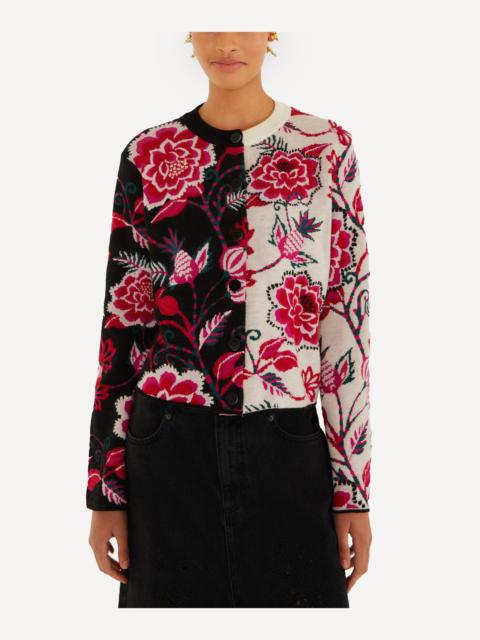 FARM RIO Winter Garden Mixed Knit Cardigan