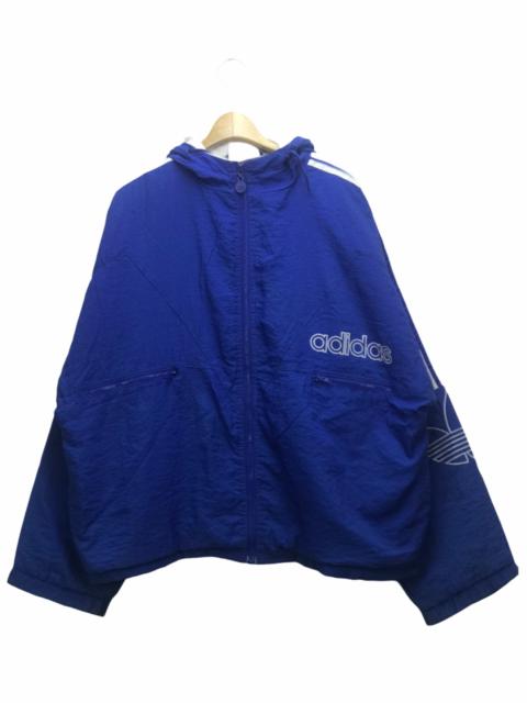adidas Vintage Adidas Big Logo Rare Design Oversized Jacket