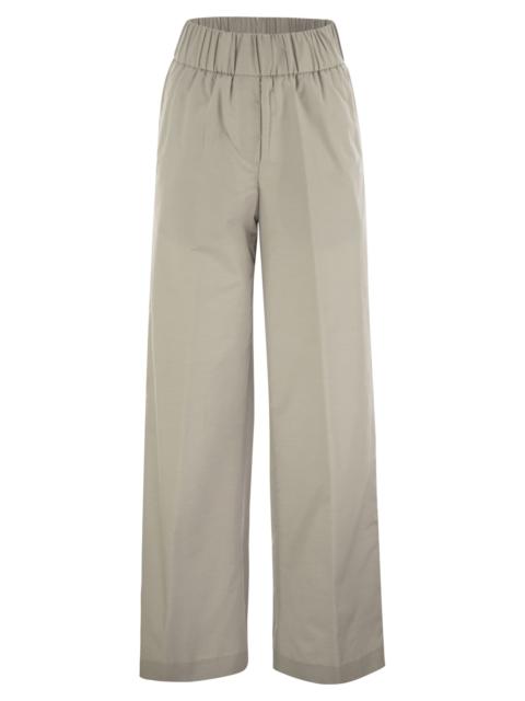 Peserico - Peserico Women Trousers In Lightweight Technical Cotton Canvas