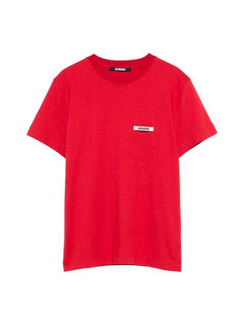 JACQUEMUS Le T-Shirt Gros Grain Manches Courtes