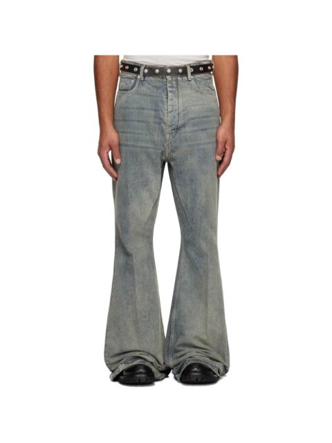 Rick Owens Gray Concordians Bolan Jeans