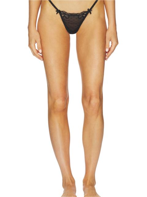 For Love & Lemons Papillon Thong Panty