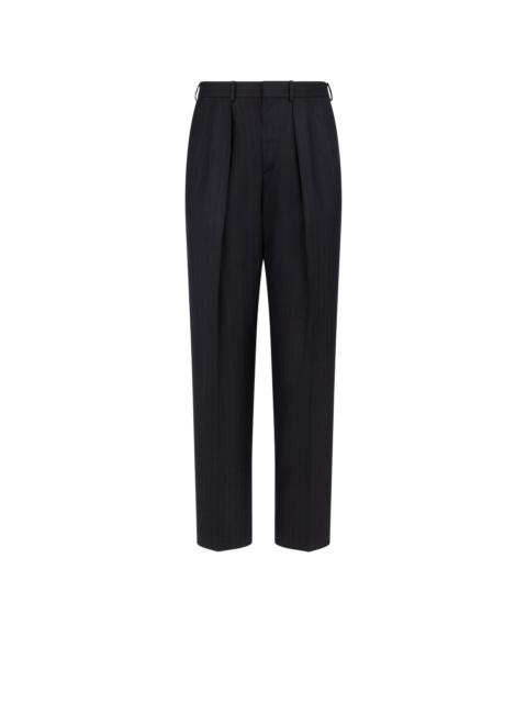 TOM FORD SUBTLE PINSTRIPE DOUBLE PLEAT PANT