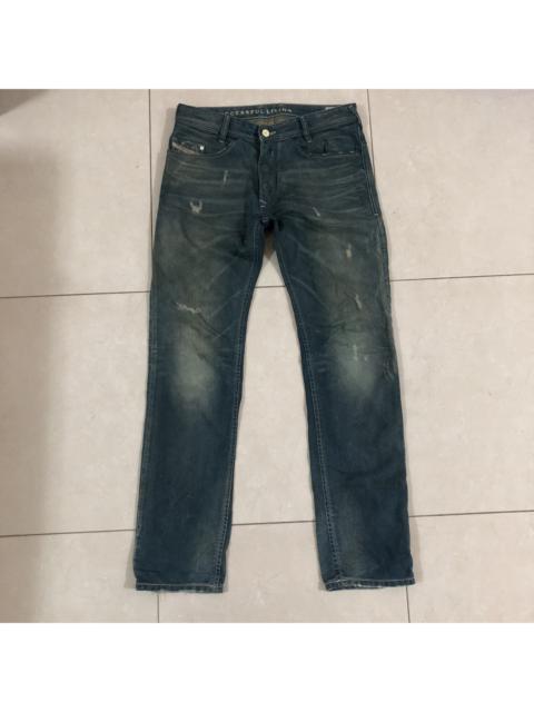 Diesel Diesel Iakop distressed regular slim denim