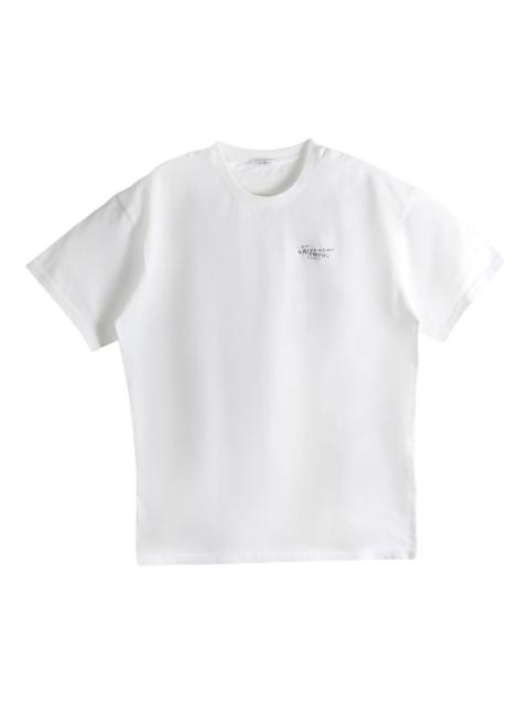 Givenchy Givenchy Men Logo Cotton T-Shirt