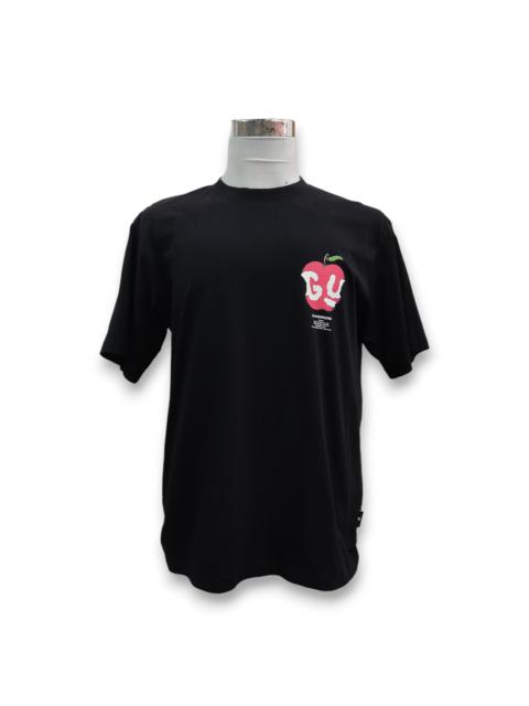 UNDERCOVER GU x UNDERCOVER Apple Freedom Oversized Black T-shirt