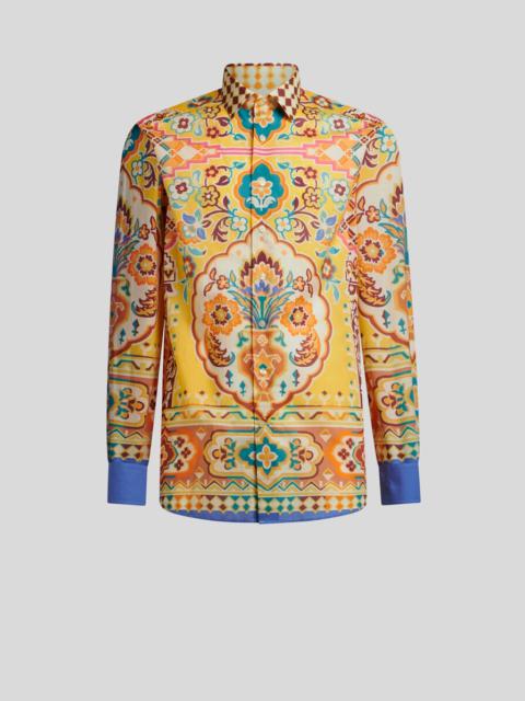 Etro PRINTED COTTON MUSLIN SHIRT