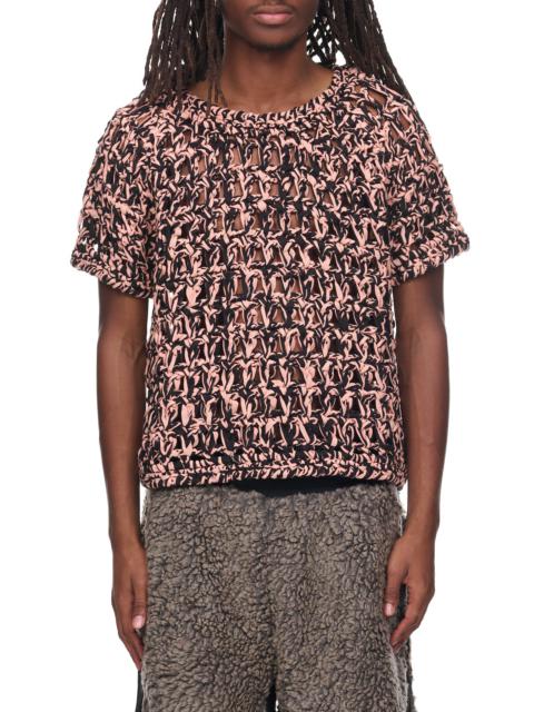 NAMESAKE Mickey Cropped Net Shirt