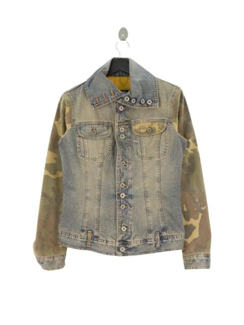 Dolce & Gabbana Dolce & Gabbana Women's Army Camo Denim Jeans Faded Style