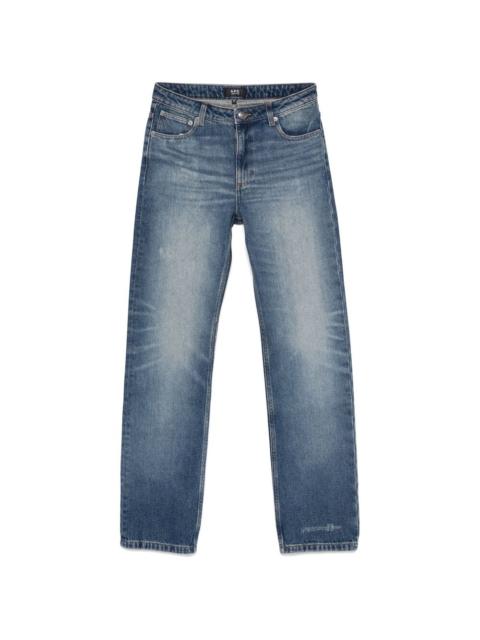 A.P.C. A.P.C. Blue Denim - Straight-Leg Jeans Women